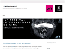 Tablet Screenshot of blog.lpafilmfestival.com